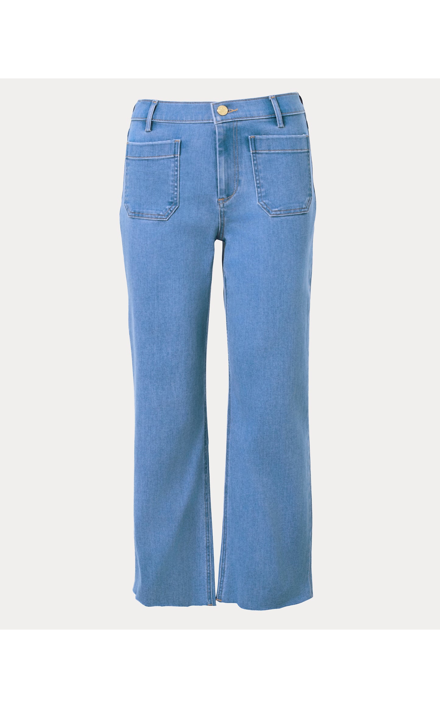 Harleen High Rise Crop Jean Rosanna Wash