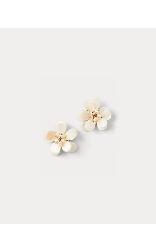 Burst of Joy Earrings Resort White