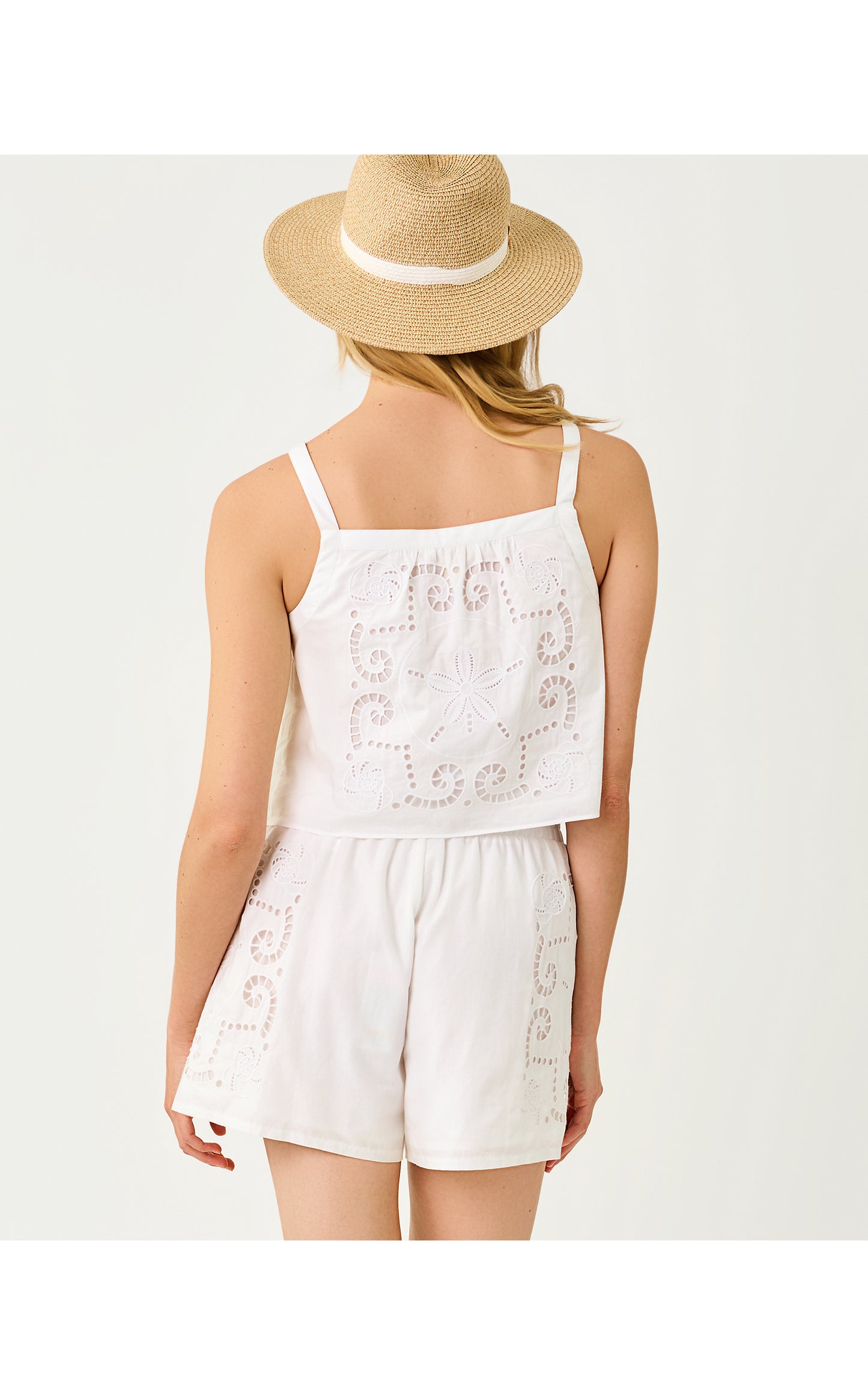 Kilah Eyelet Short Resort White