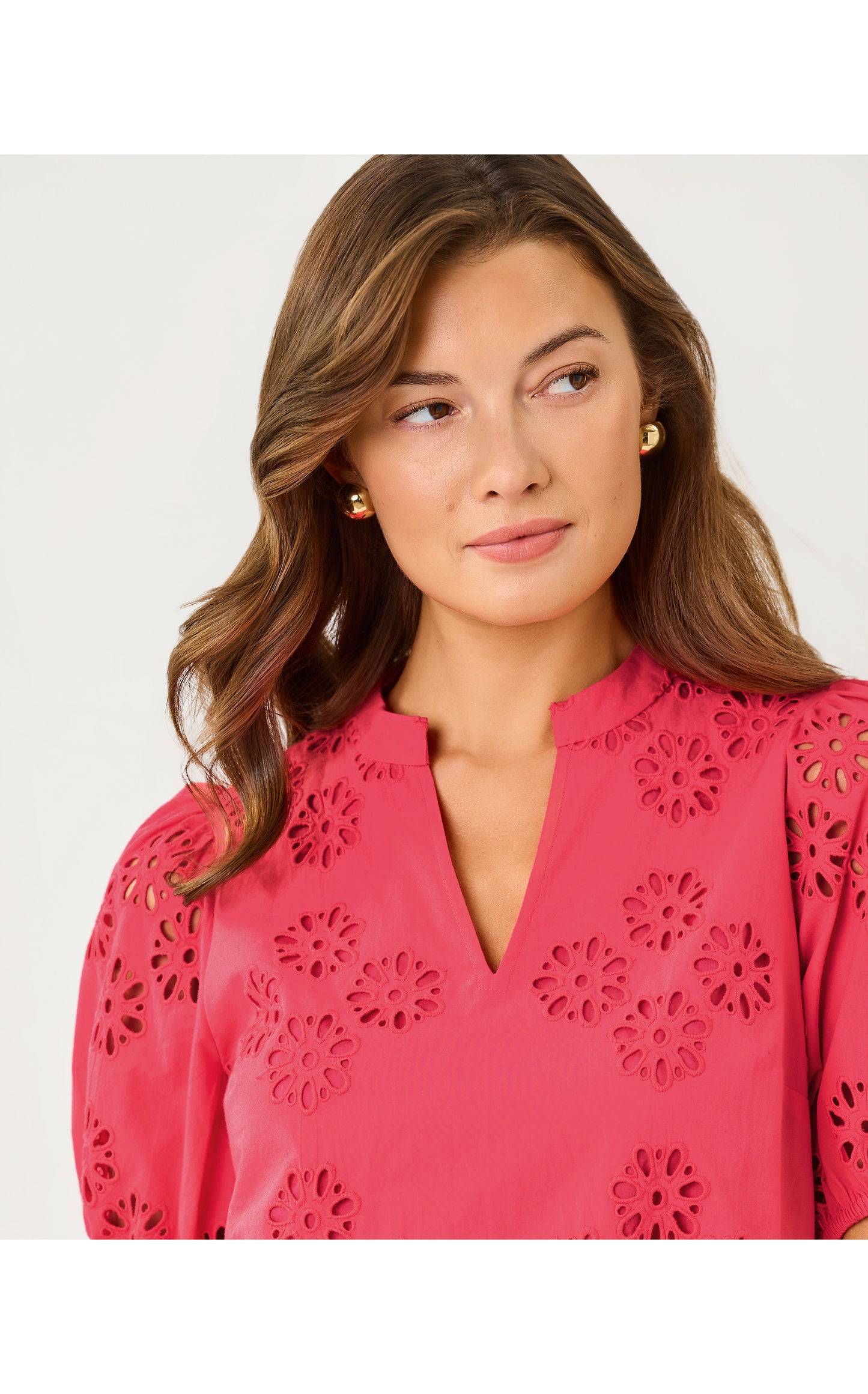 Castine Short Sleeve Top Paradise Punch