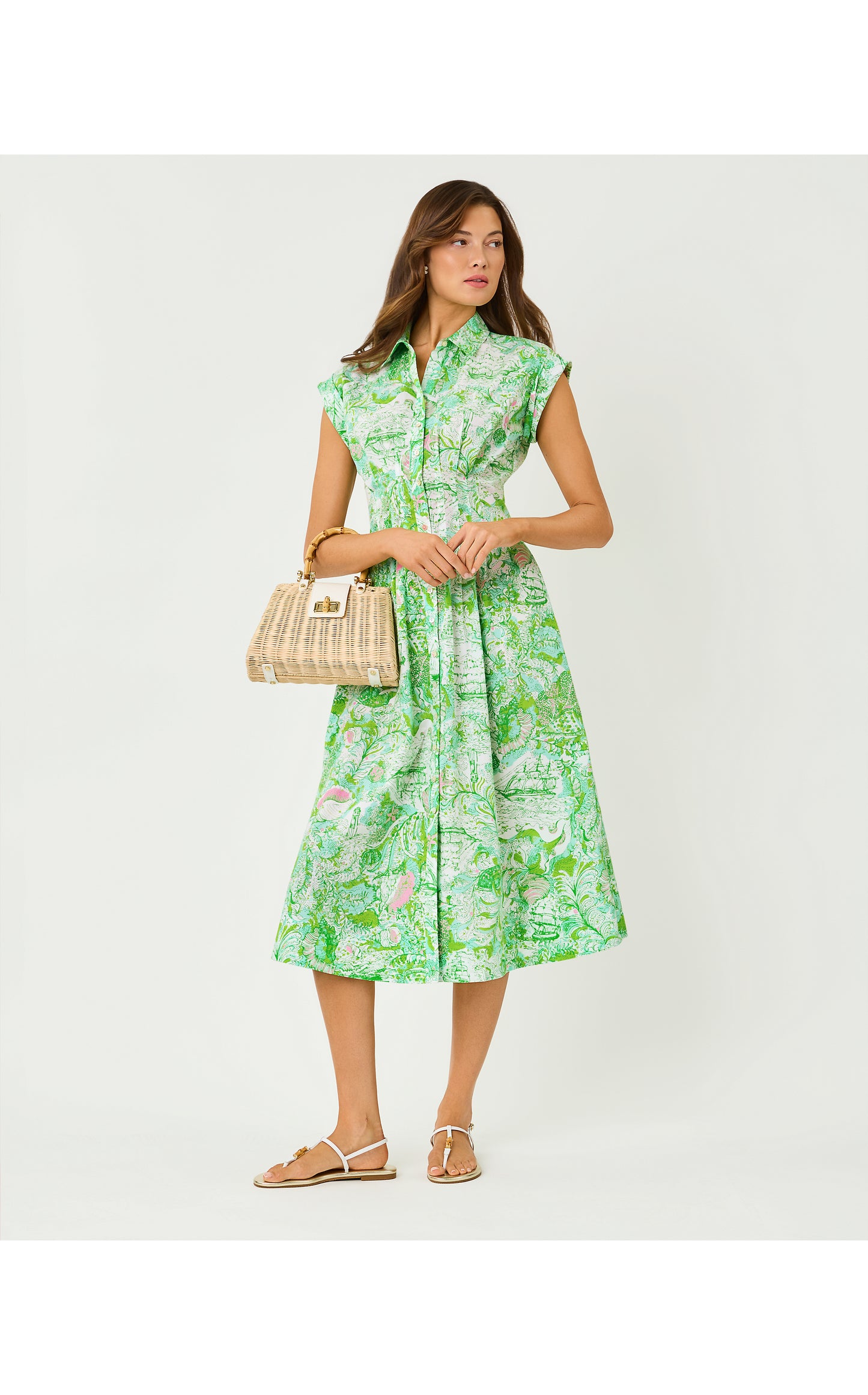 Tonya Midi Shirtdress Ship to Shore