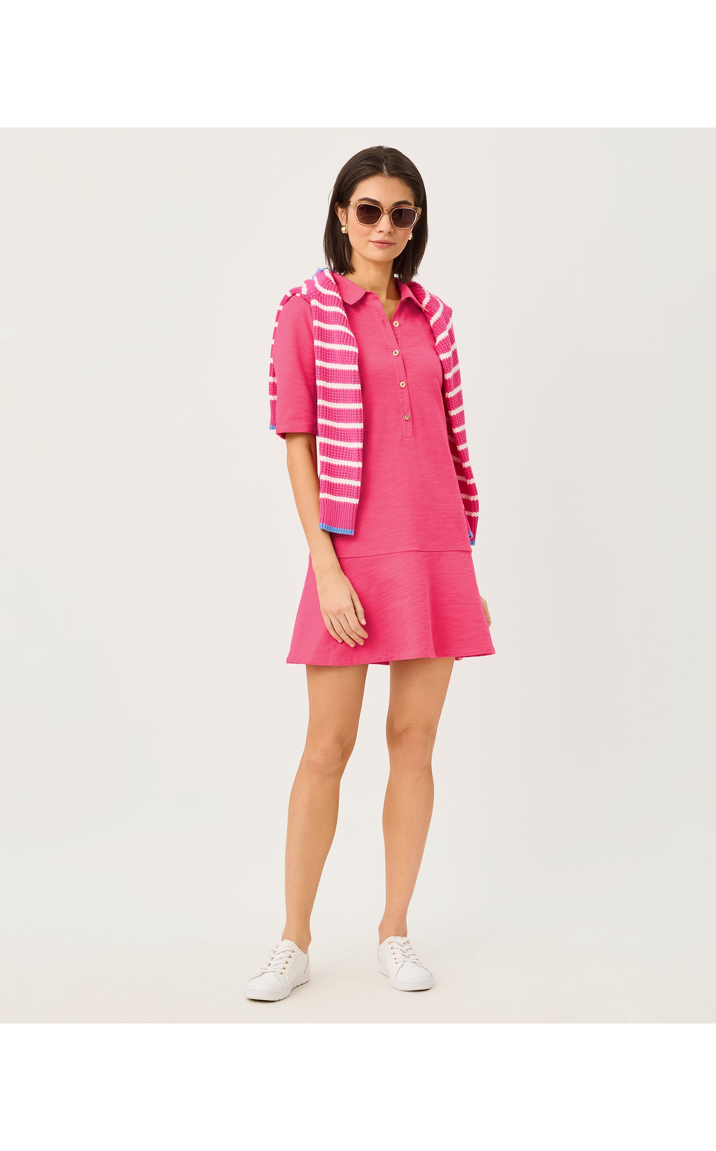 Carmelia Dress Pink Aster
