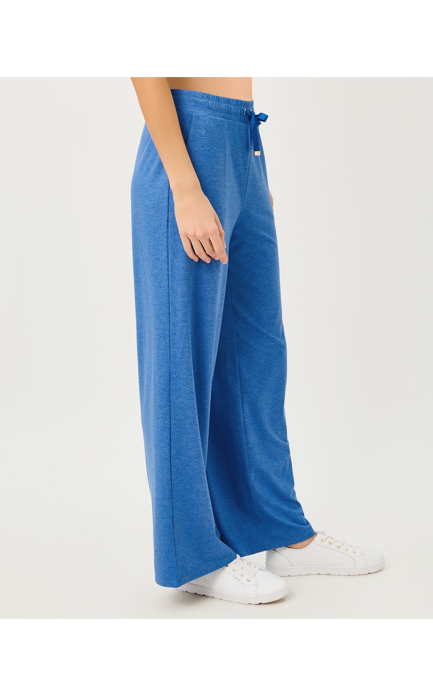 Callie Wide Leg Pant UPF 50+ Heathered Merriweather Blue