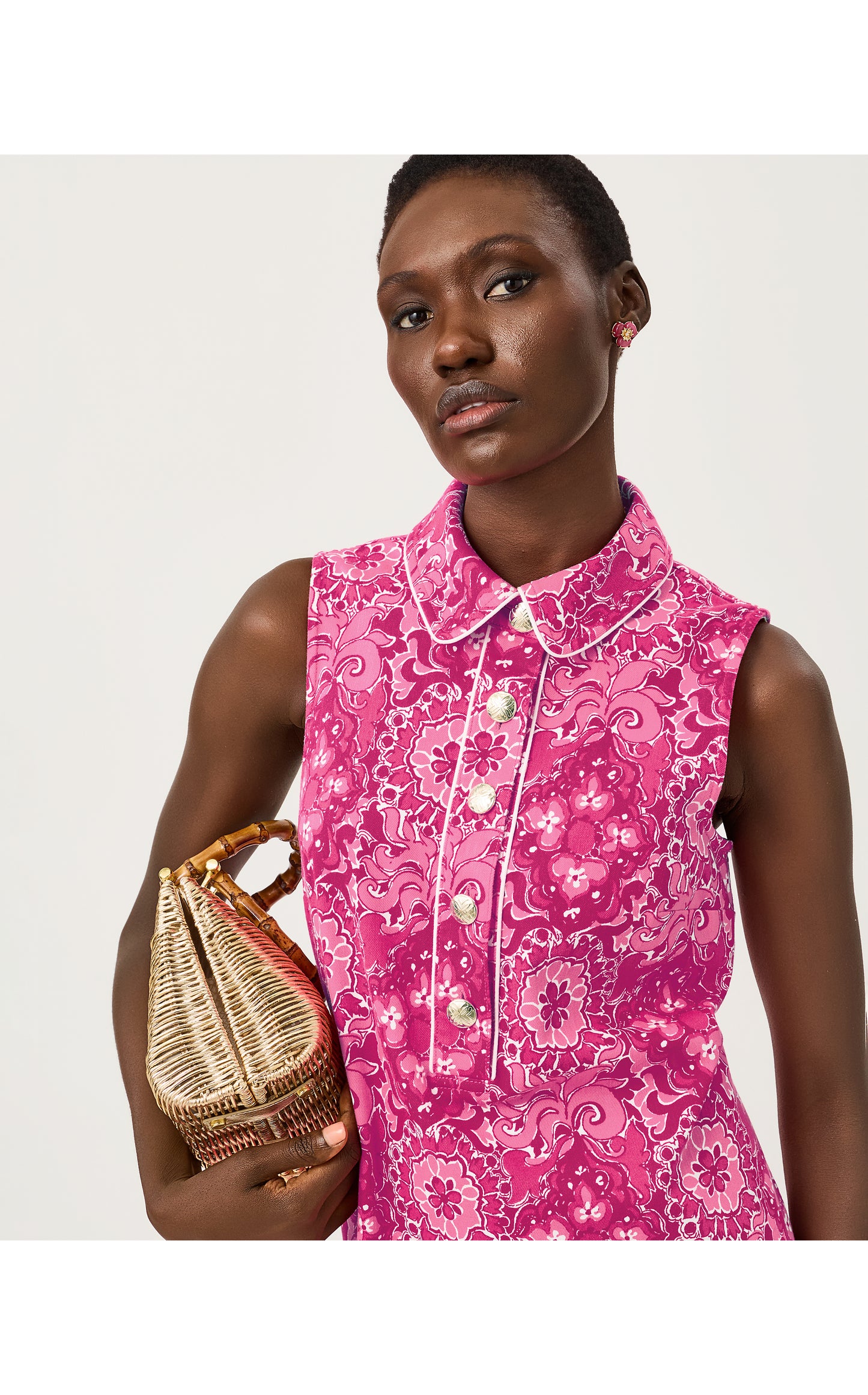 Milana Dress Pink Aster The Casbah