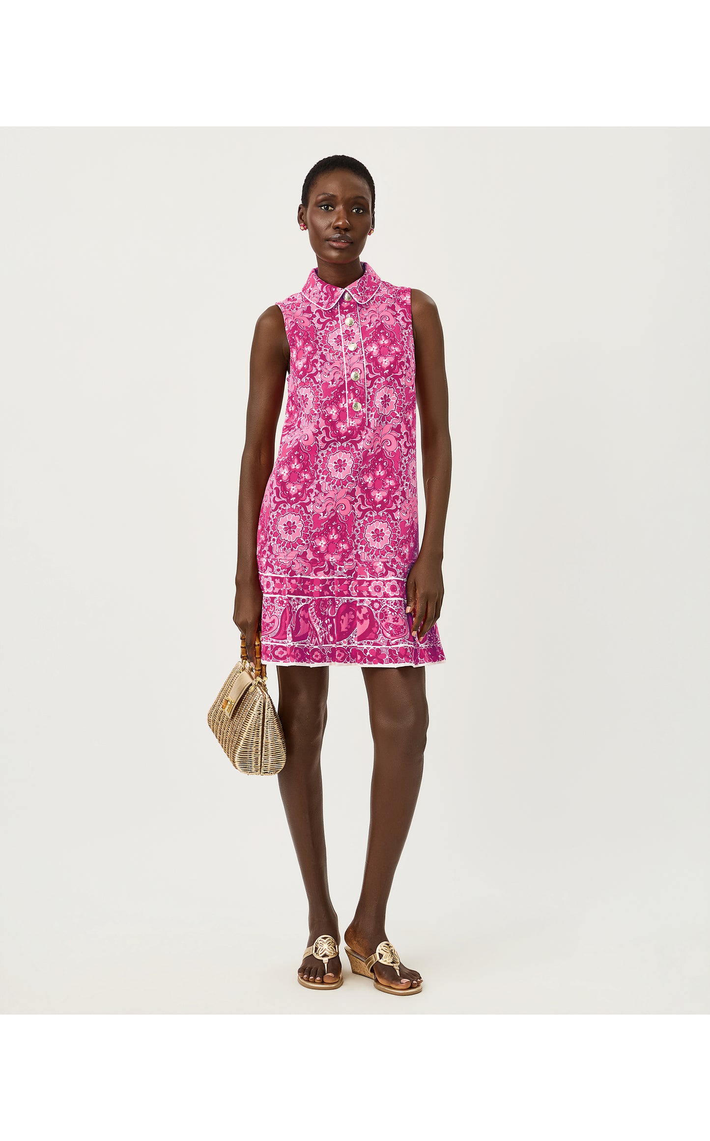 Milana Dress Pink Aster The Casbah