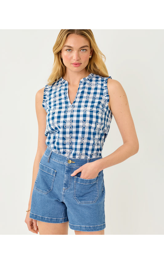 Harleen High Rise Short Rosanna Wash