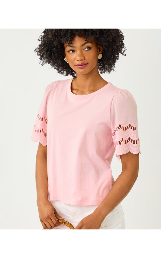 Sebene Knit Top Pink Muse