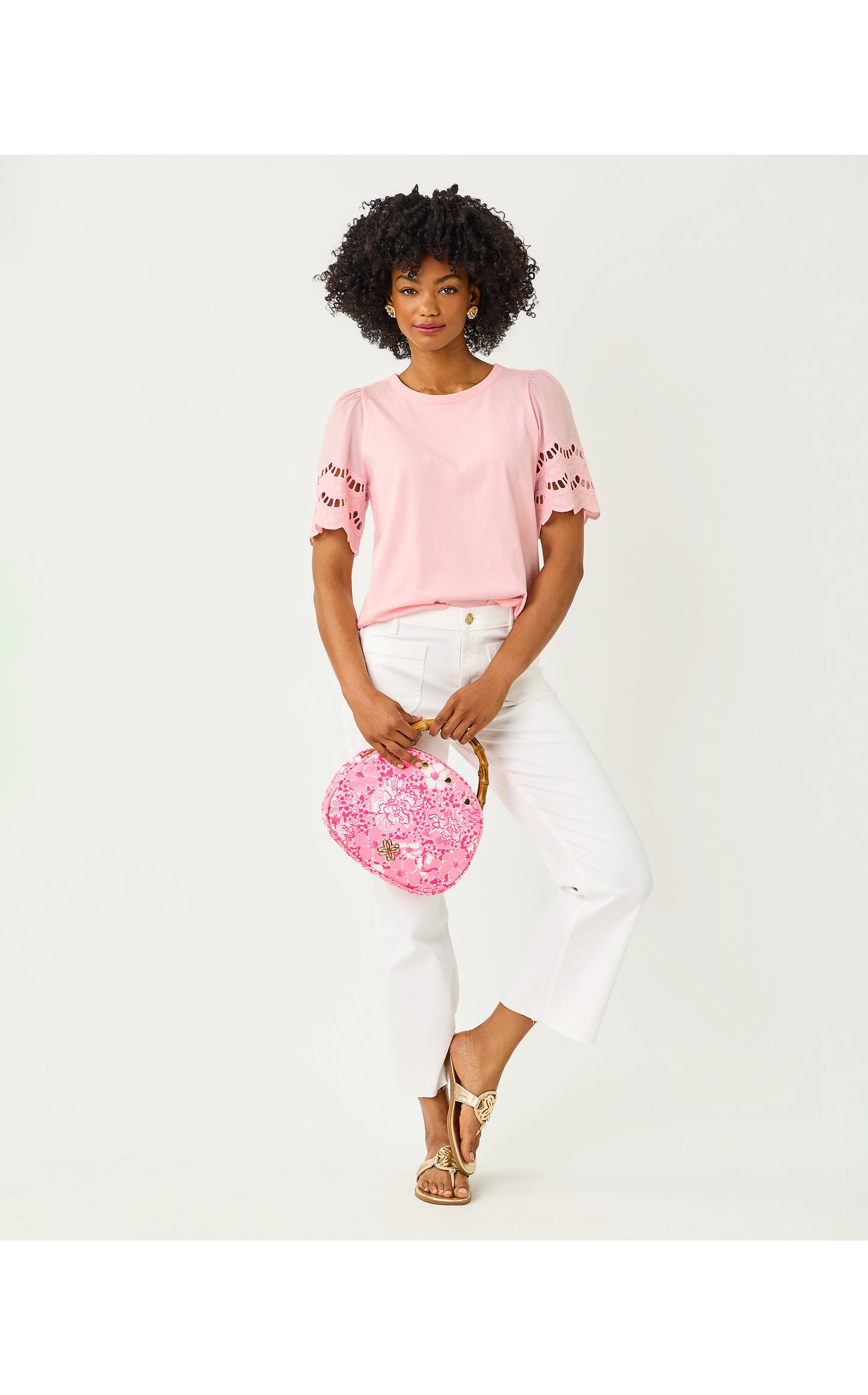 Sebene Knit Top Pink Muse