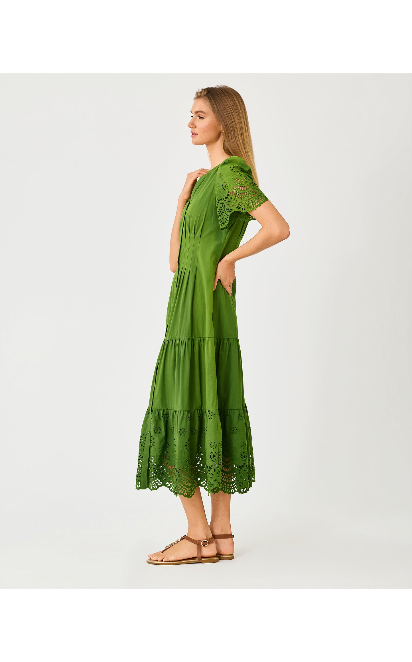 Wayland Midi Dress Oregano