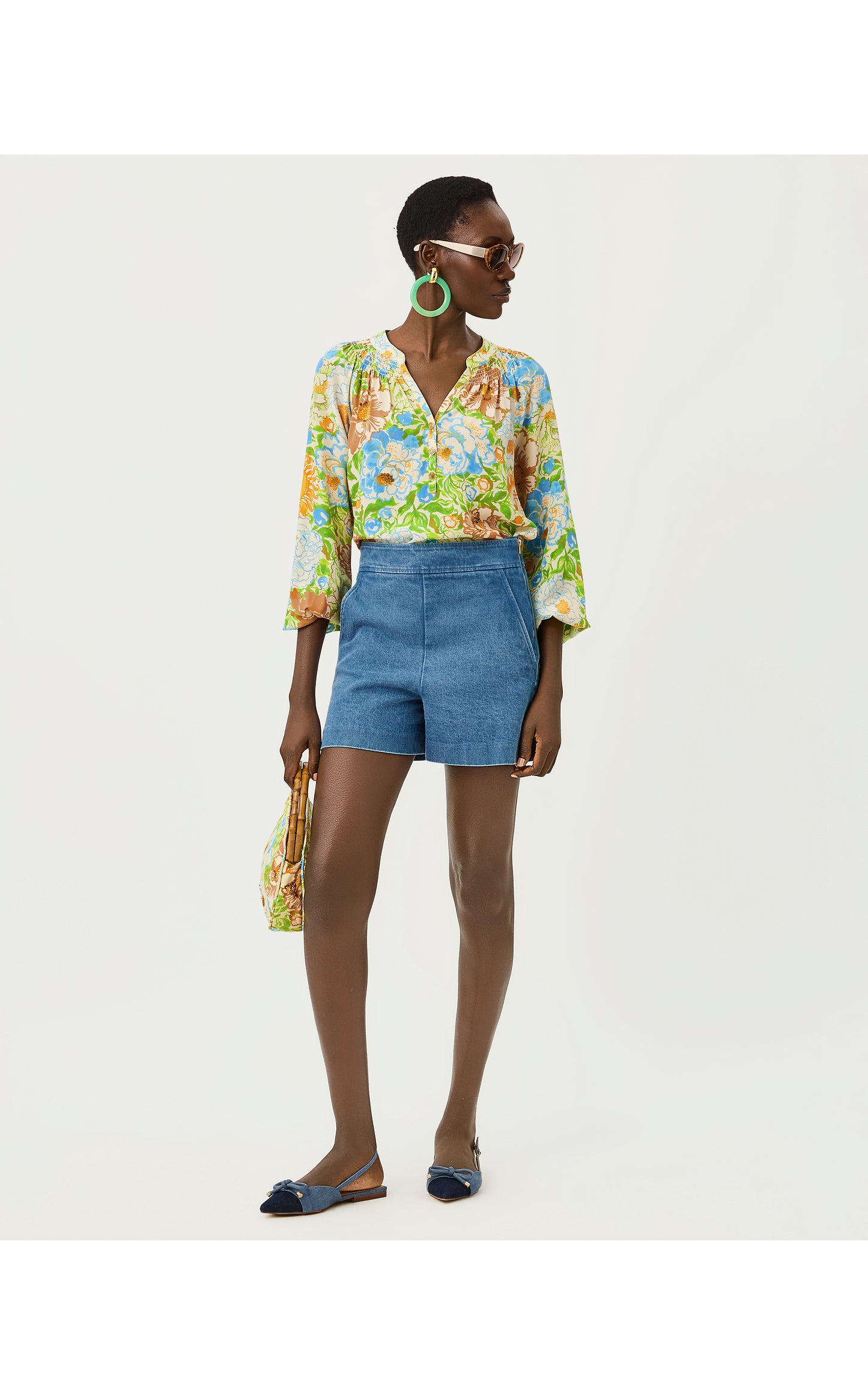 Sarissa Stretch Denim Short Sympeony Wash