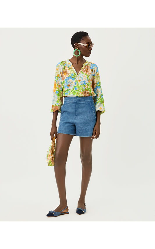 Sarissa Stretch Denim Short Sympeony Wash