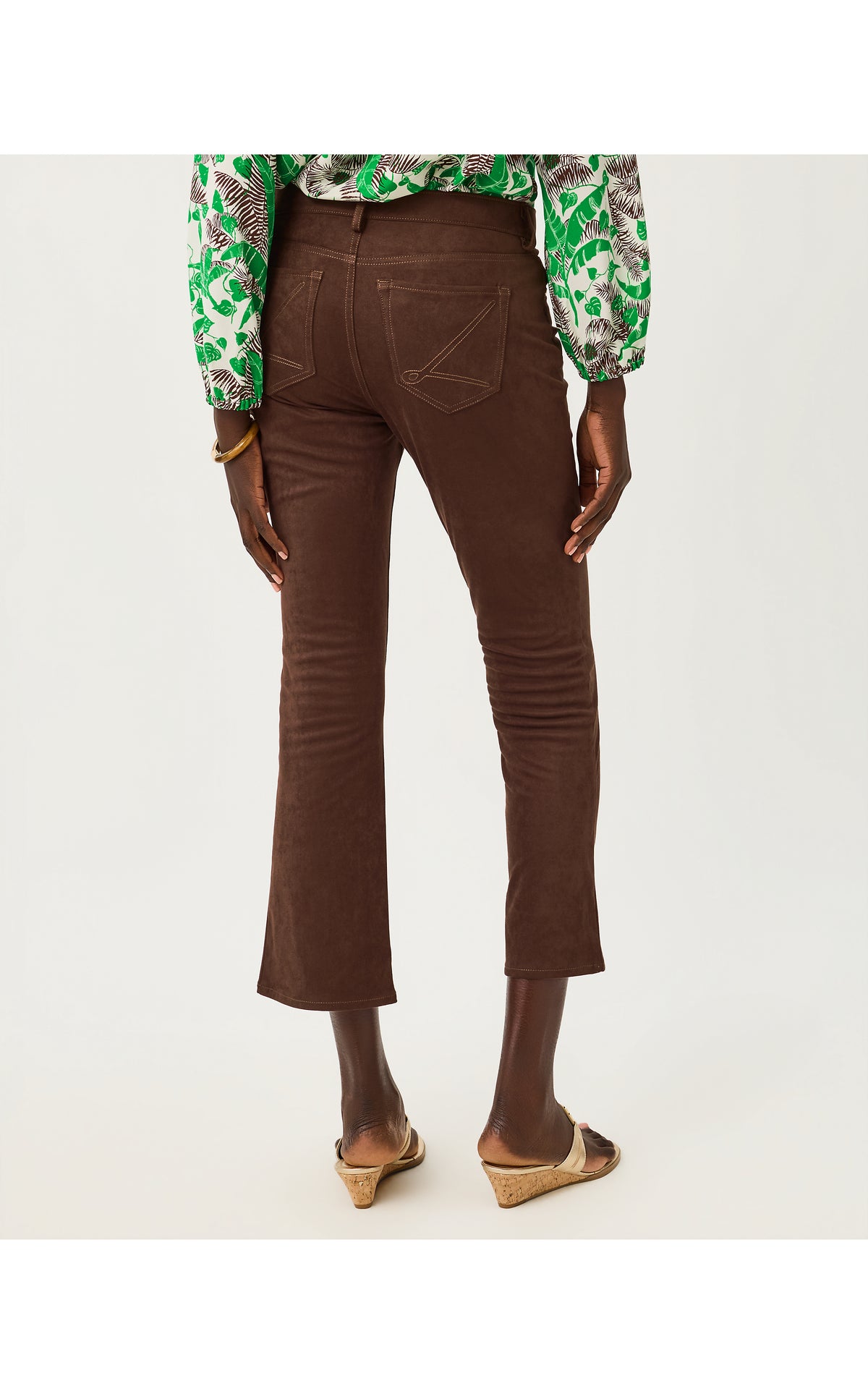 Annet High Rise Crop Flare Pant Coco Beach