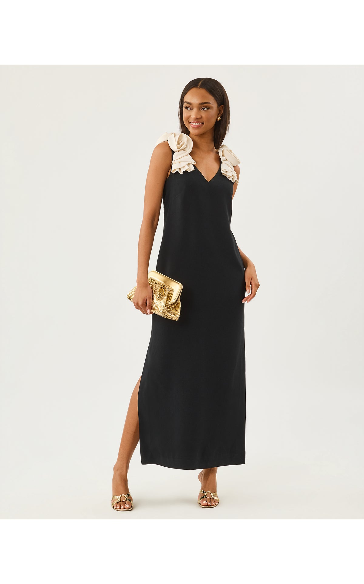 Roslind Maxi Dress Noir