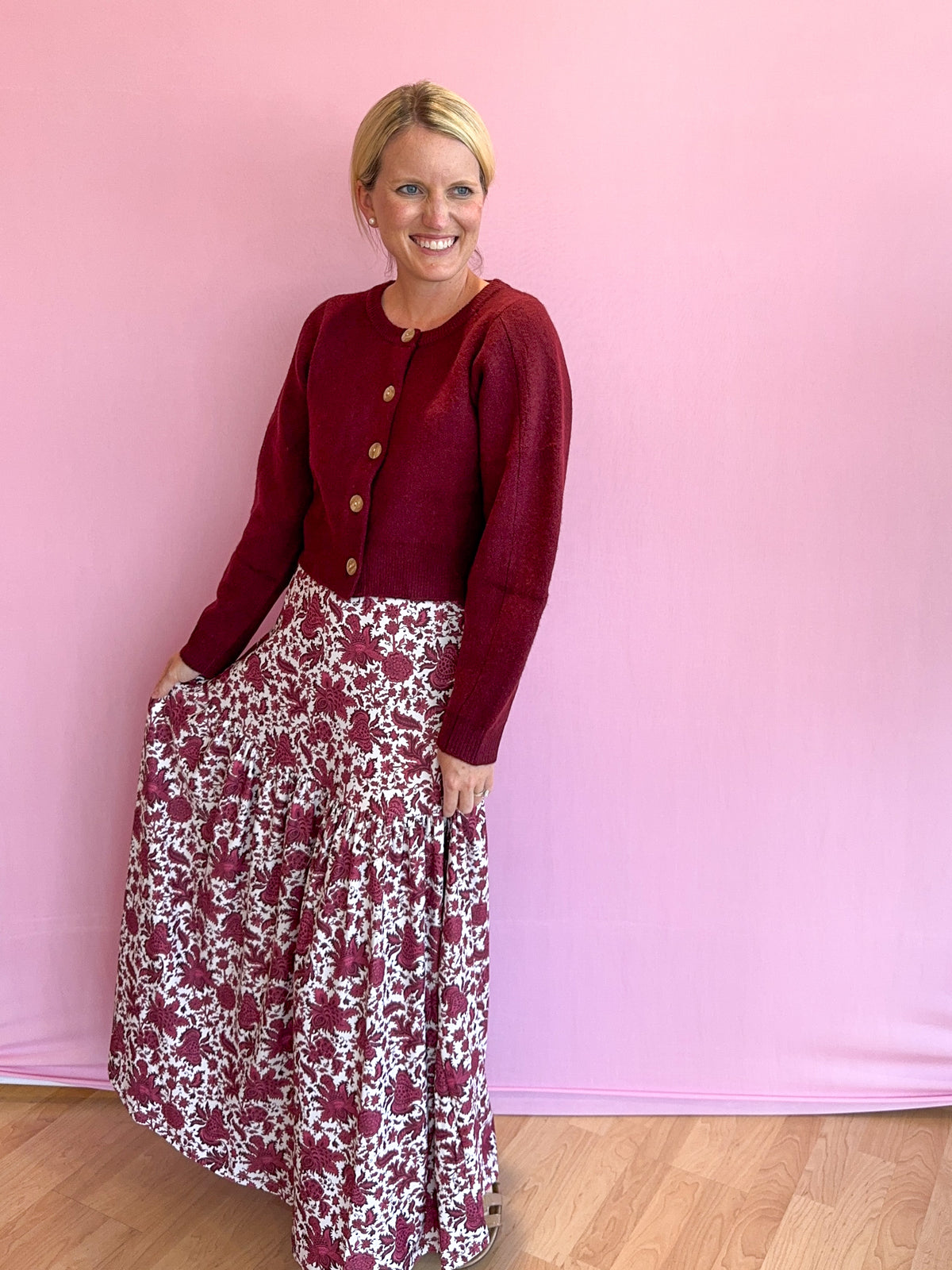 Hildy Sweater Wine