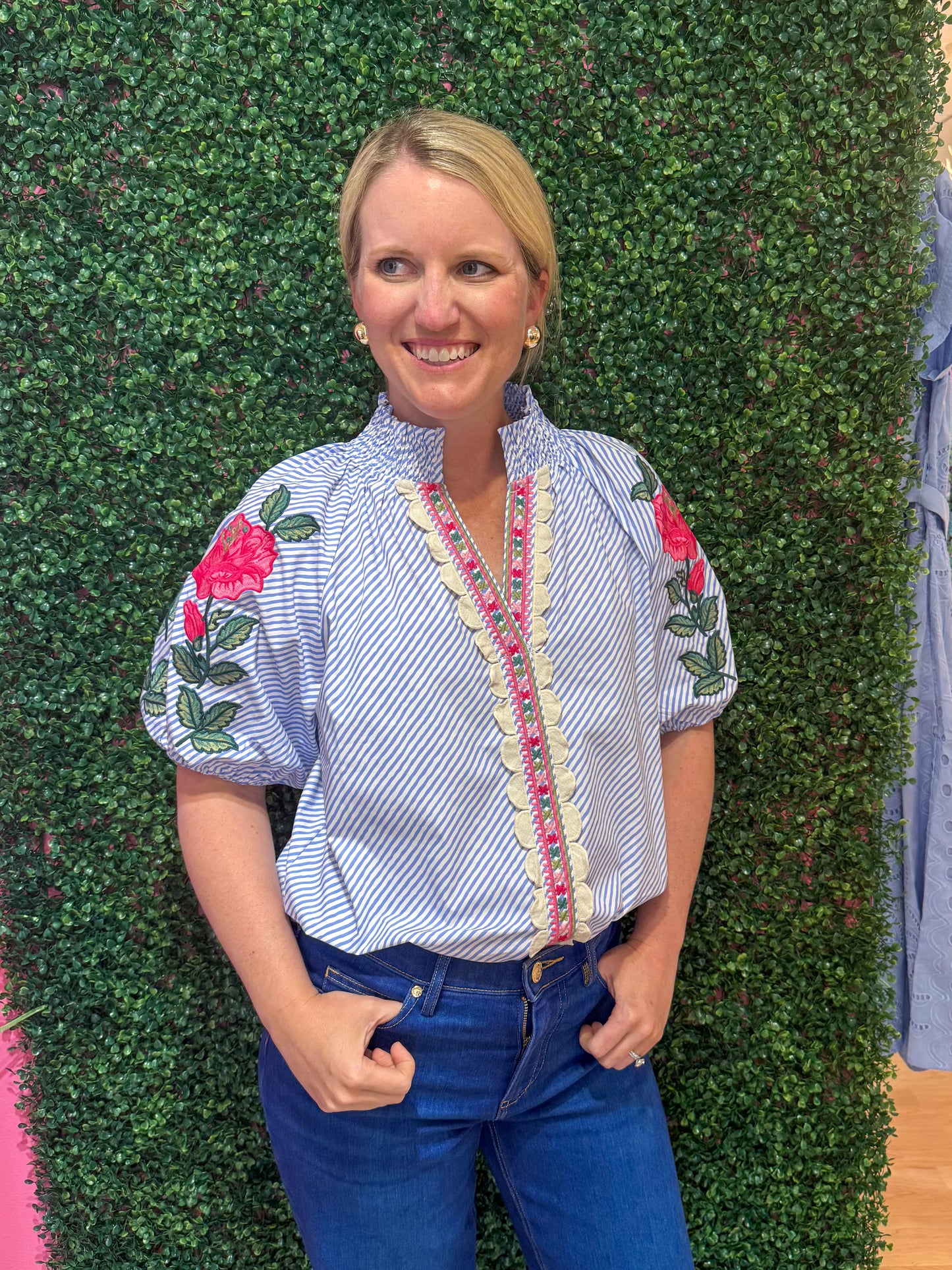 Lyla Embroidered Top