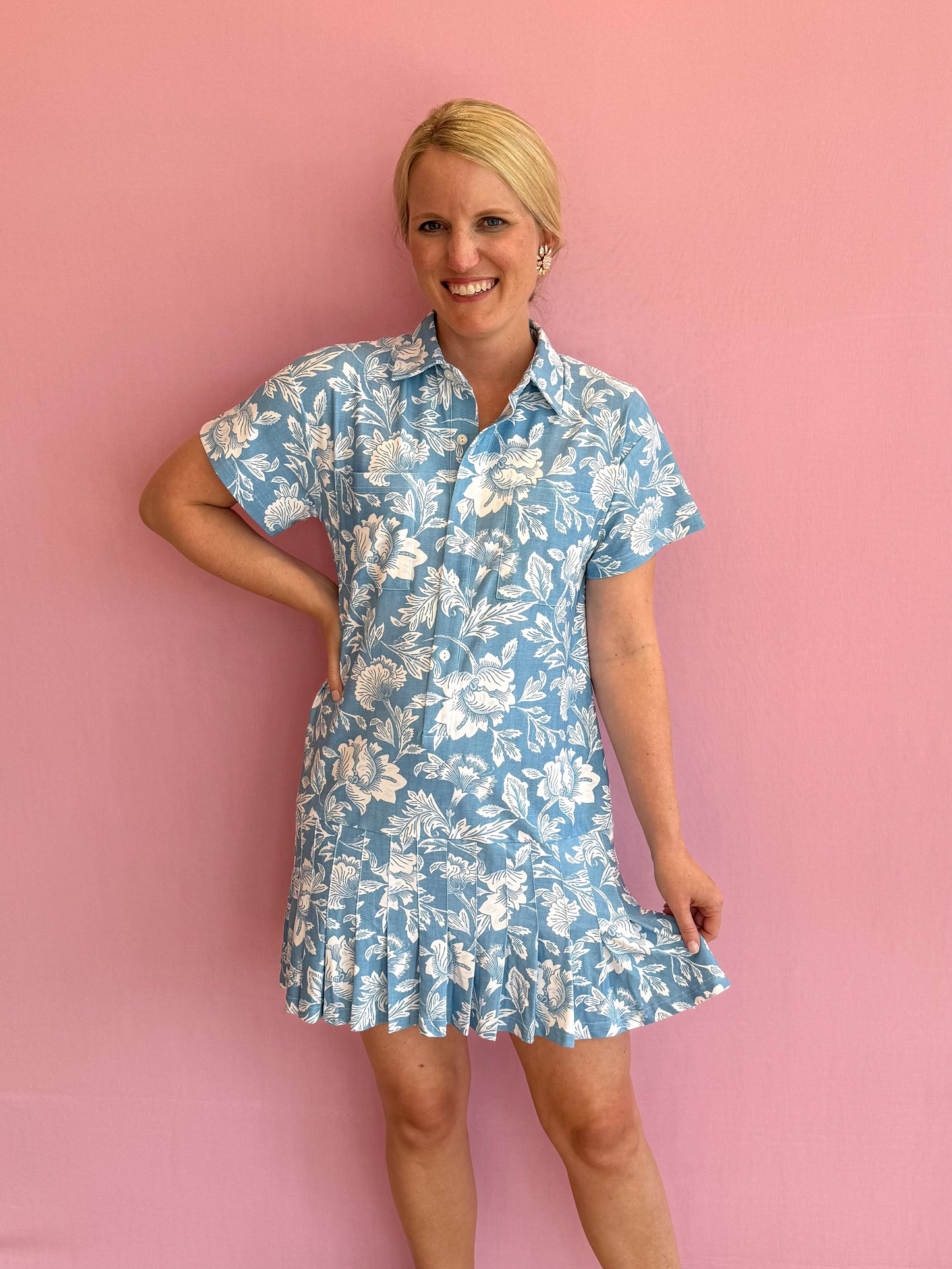 Aspen Dress Saltwater Pearl