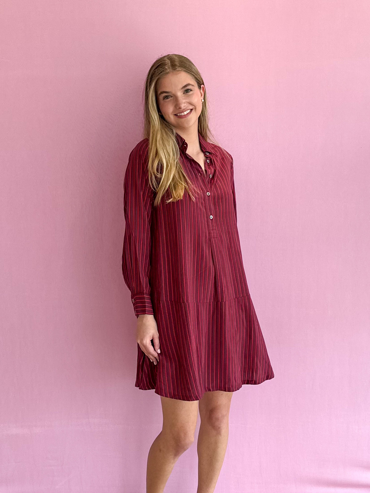 Margot Mini Dress Mulberry Wine
