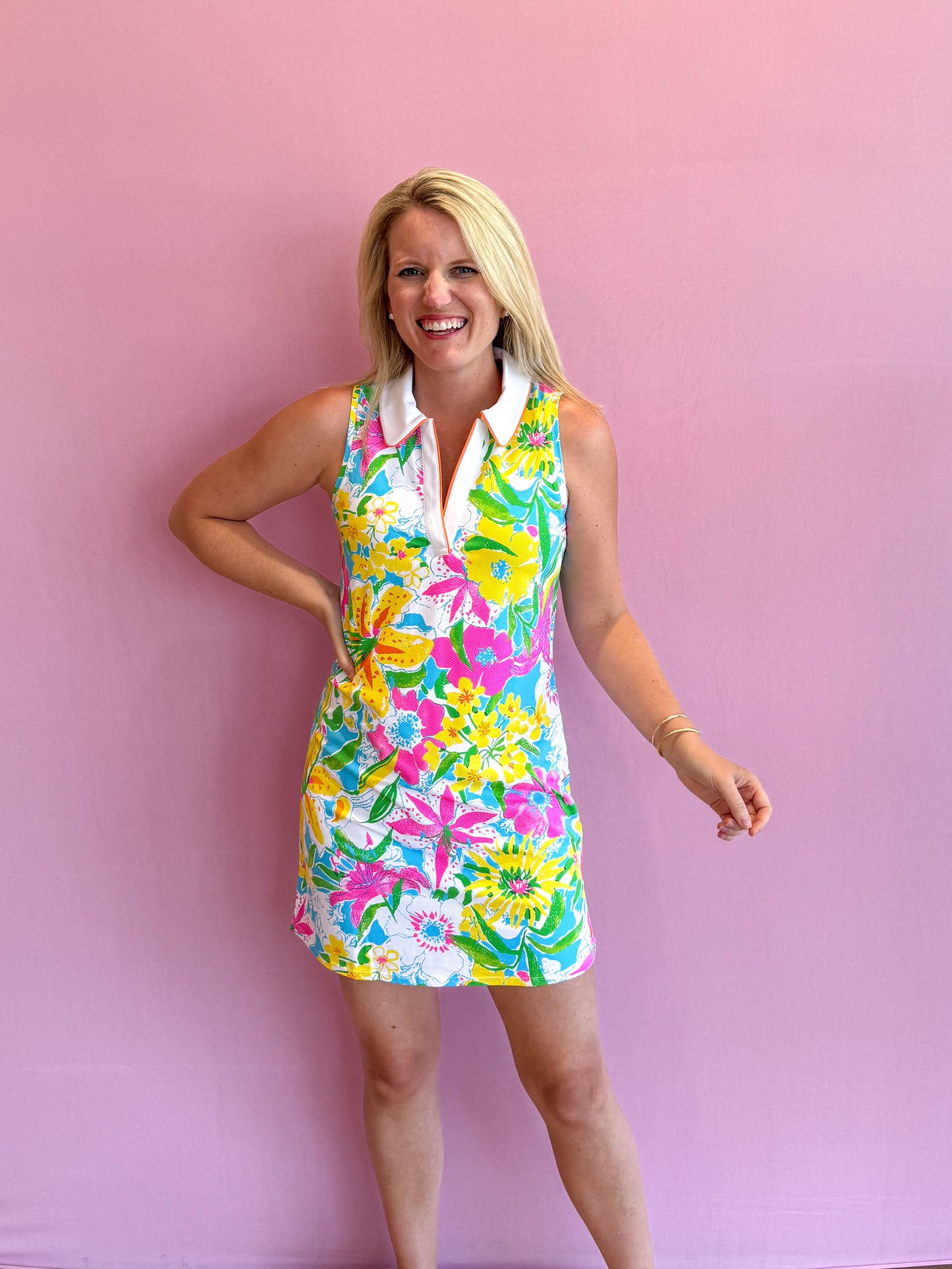 Cayo Costa Sleeveless Dress UPF 50+ Lovely Lilly