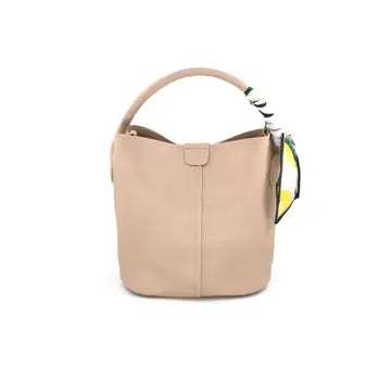 Sheila Beige Tote with Makeup Bag