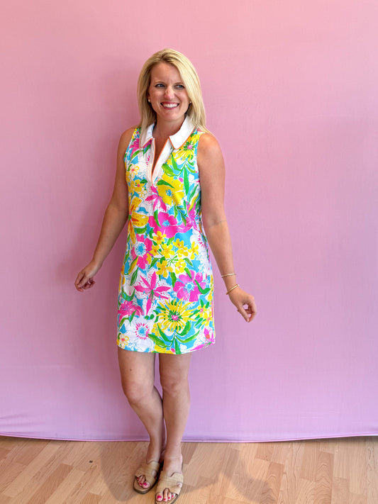 Cayo Costa Sleeveless Dress UPF 50+ Lovely Lilly