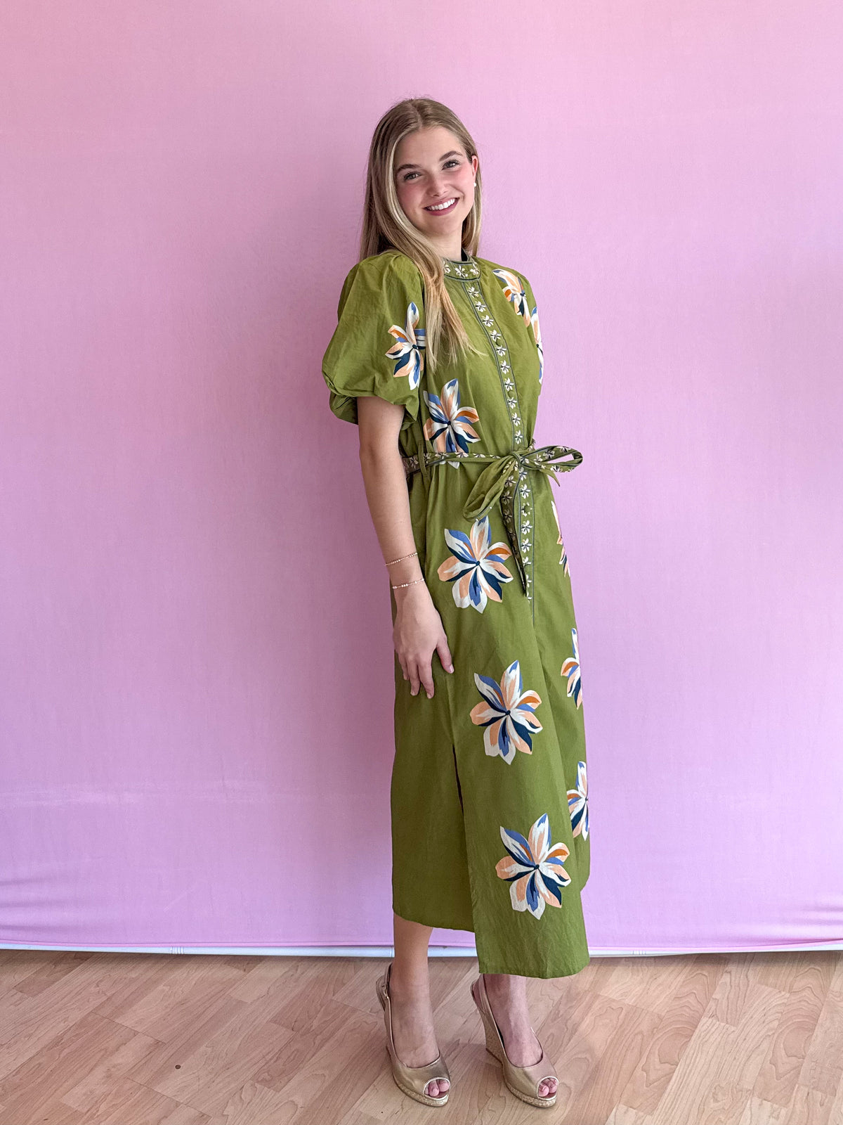Ivey Floral Midi Dress
