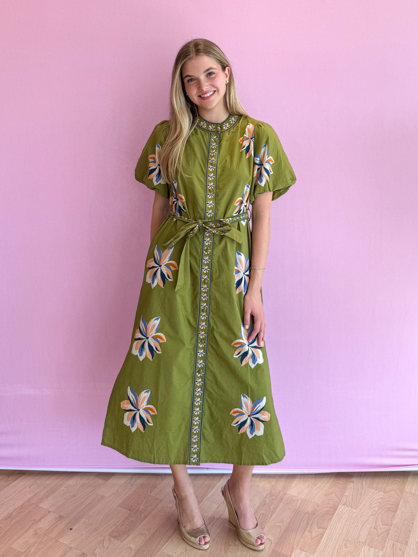 Ivey Floral Midi Dress