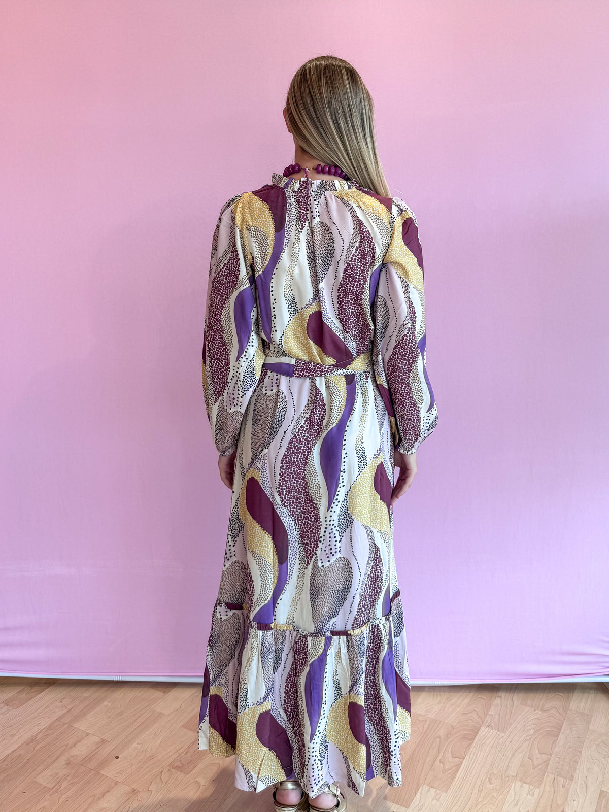 Evelyn Maxi Dress Desert Mirage