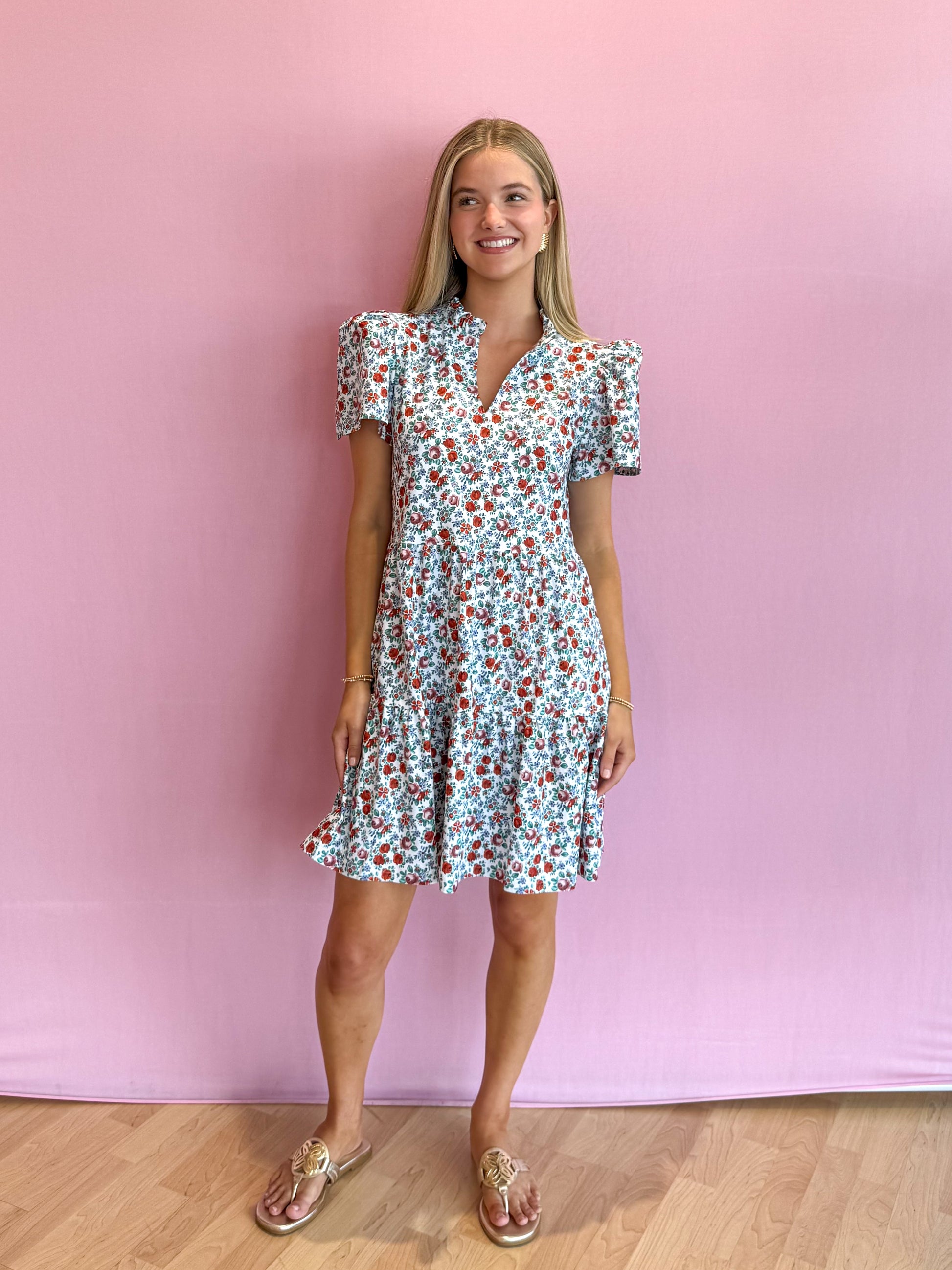 Navy Dress - Italian Porcelain