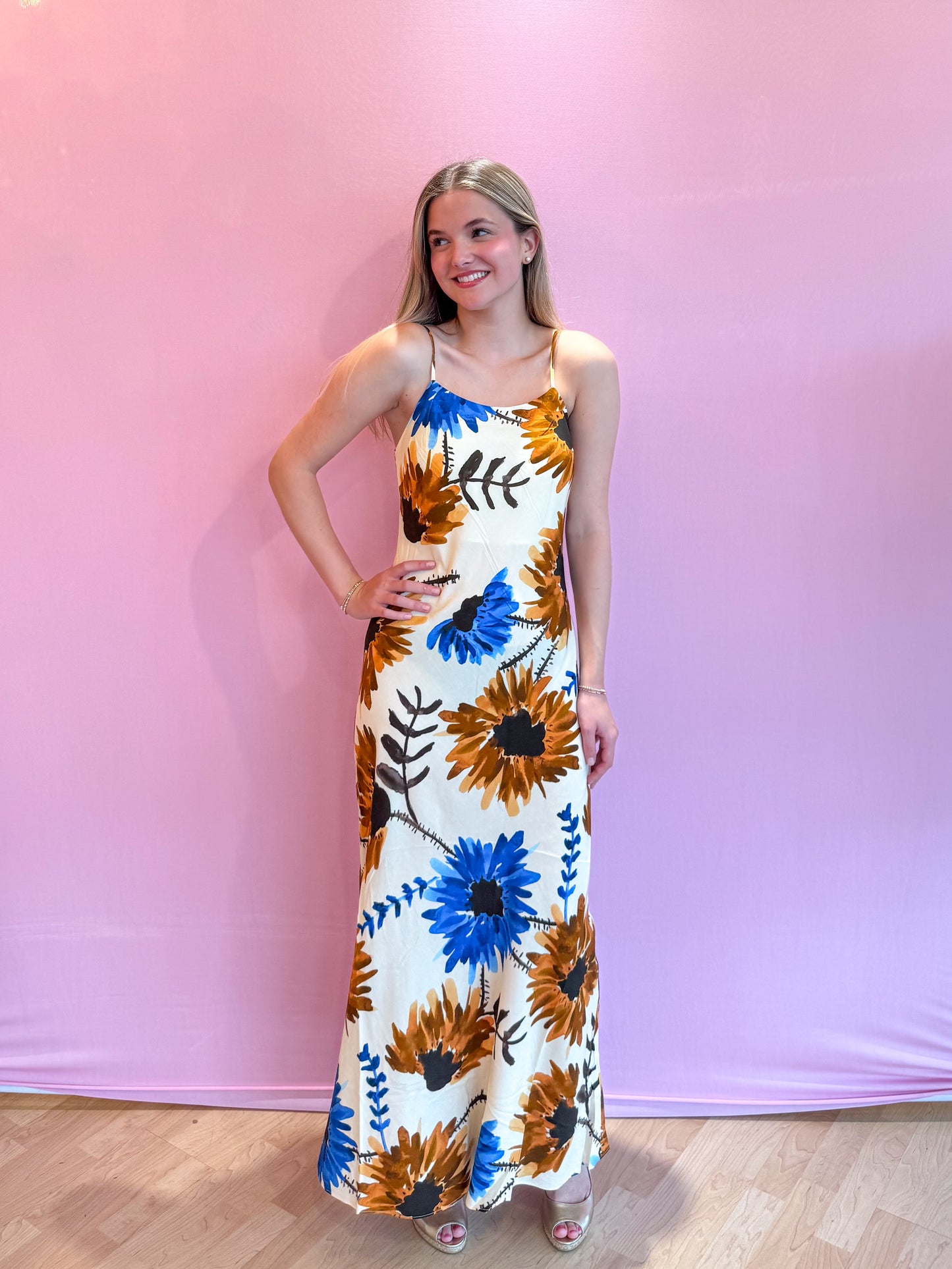 Anya Dress Sunflower Haze