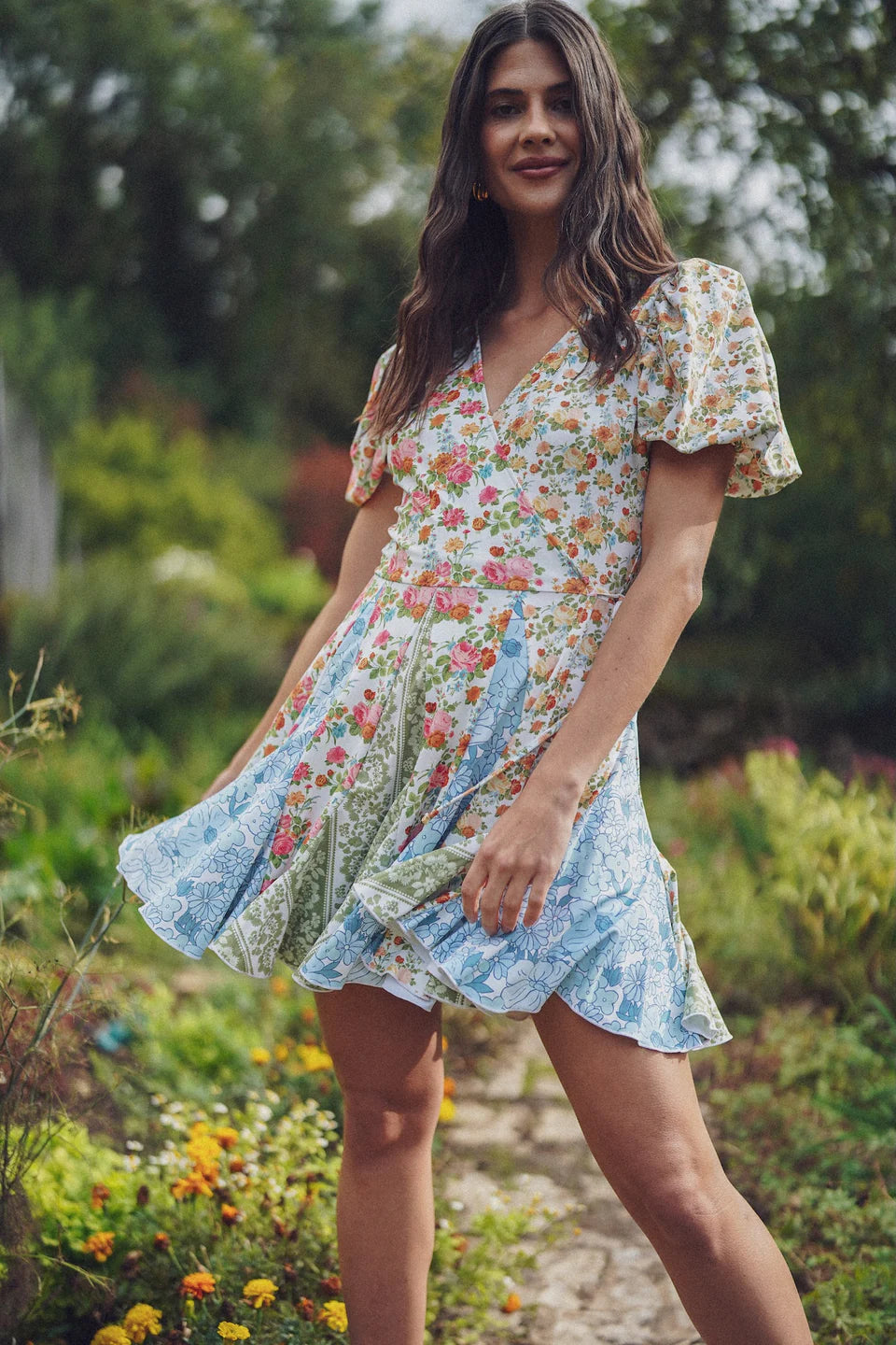 Pepper Dress Marigold Garden