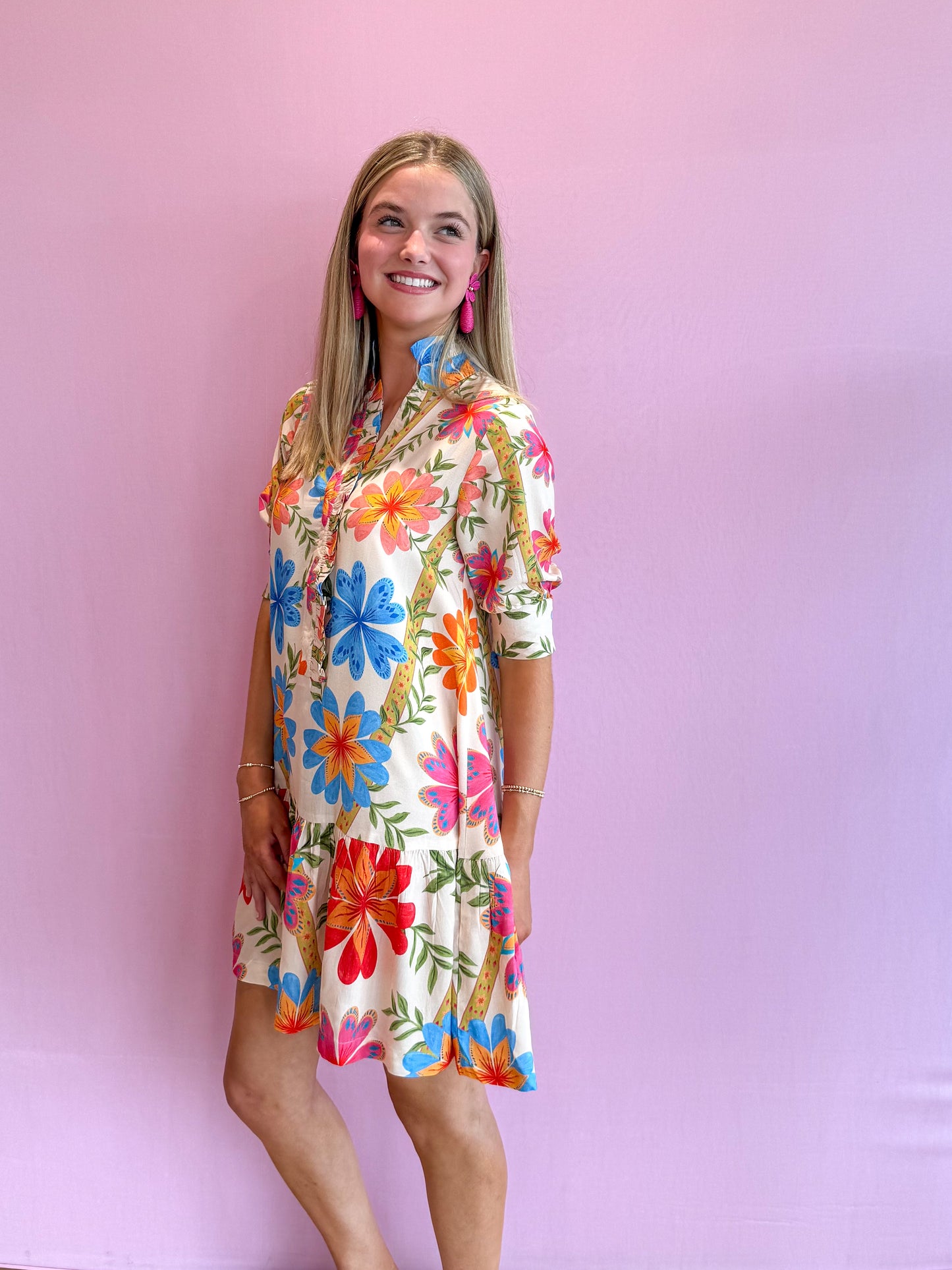 Gracie Mini Dress Garden Party Floral