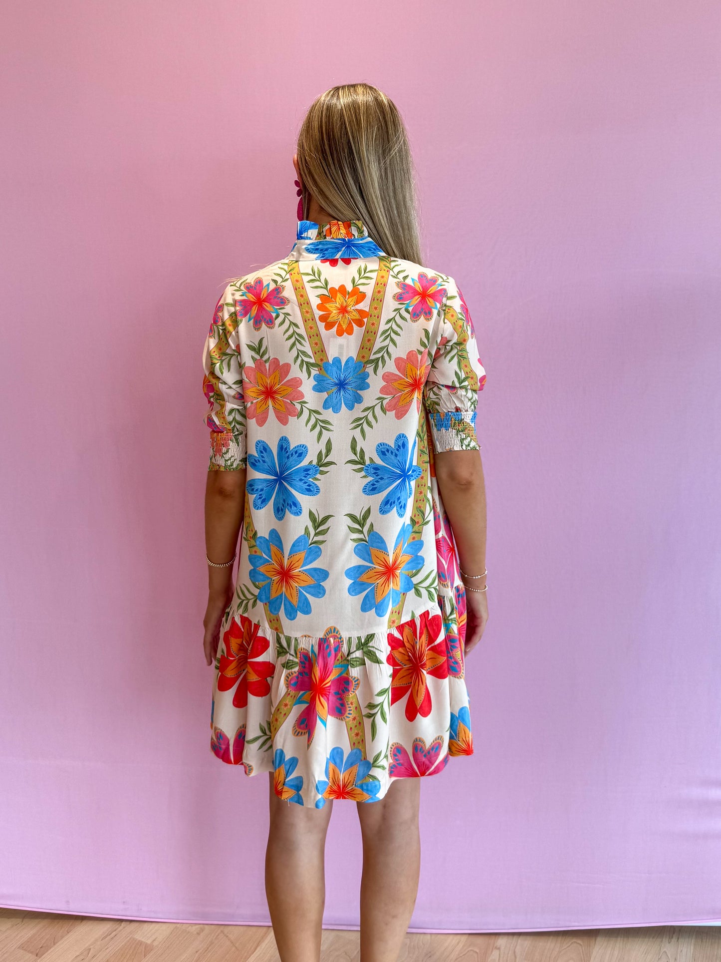 Gracie Mini Dress Garden Party Floral