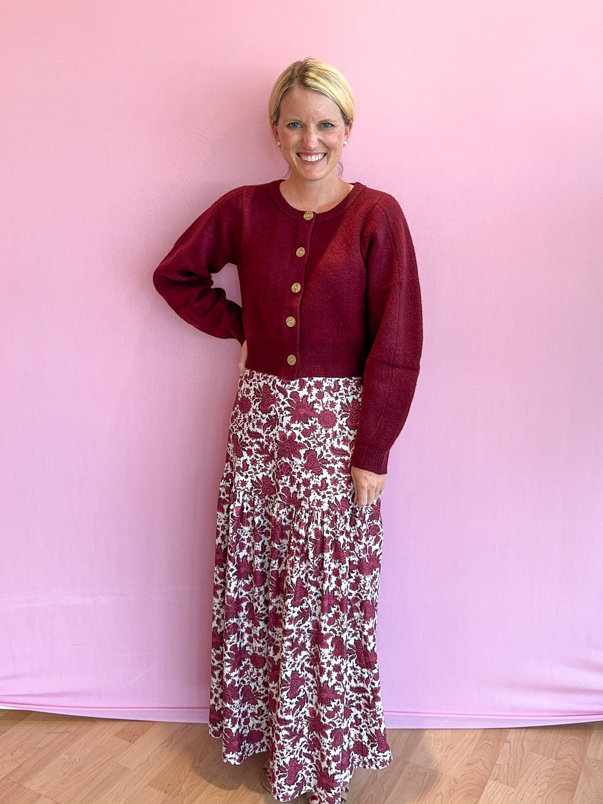 Hildy Sweater Wine