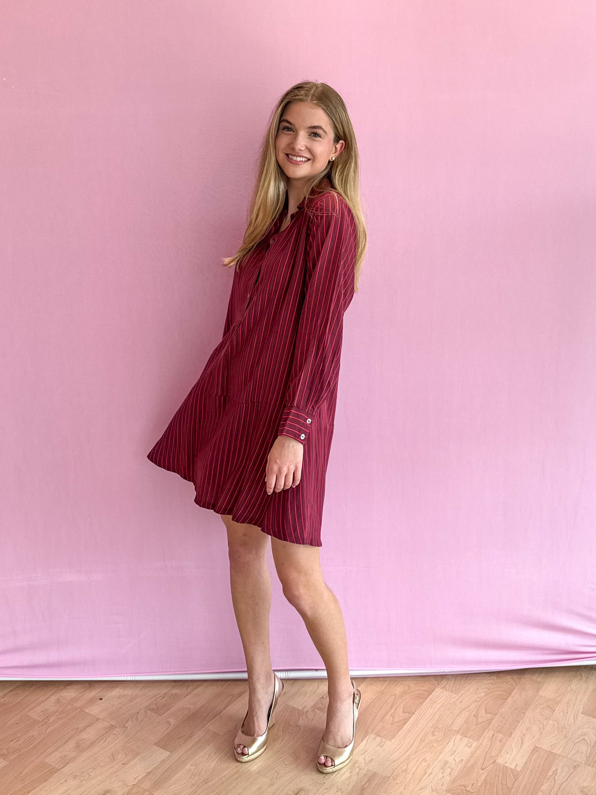 Margot Mini Dress Mulberry Wine
