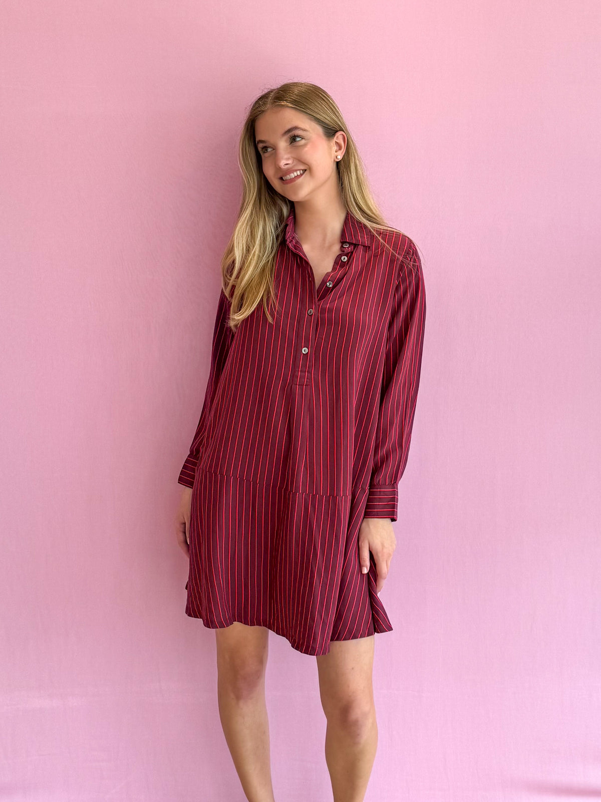 Margot Mini Dress Mulberry Wine