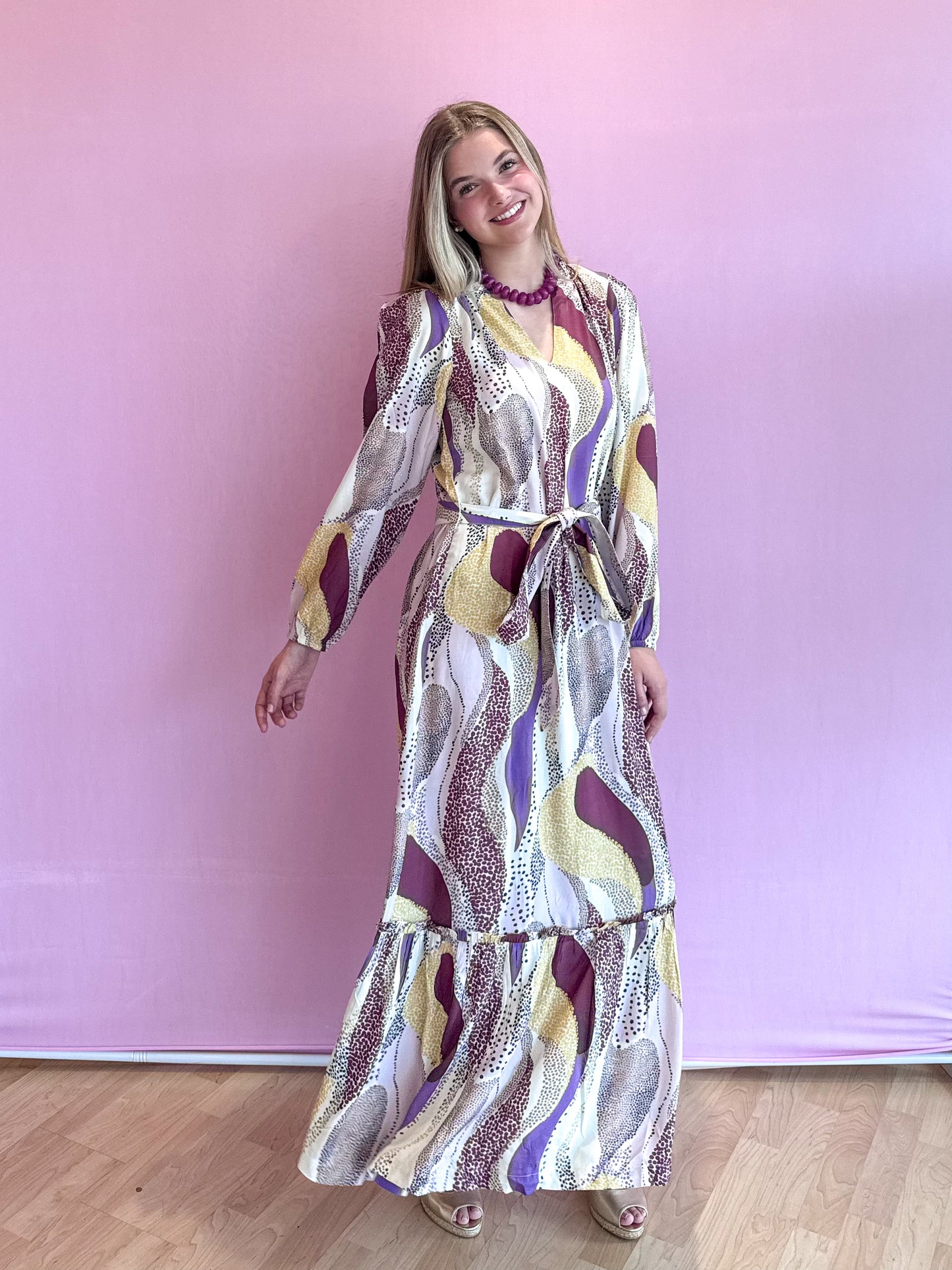 Evelyn Maxi Dress Desert Mirage