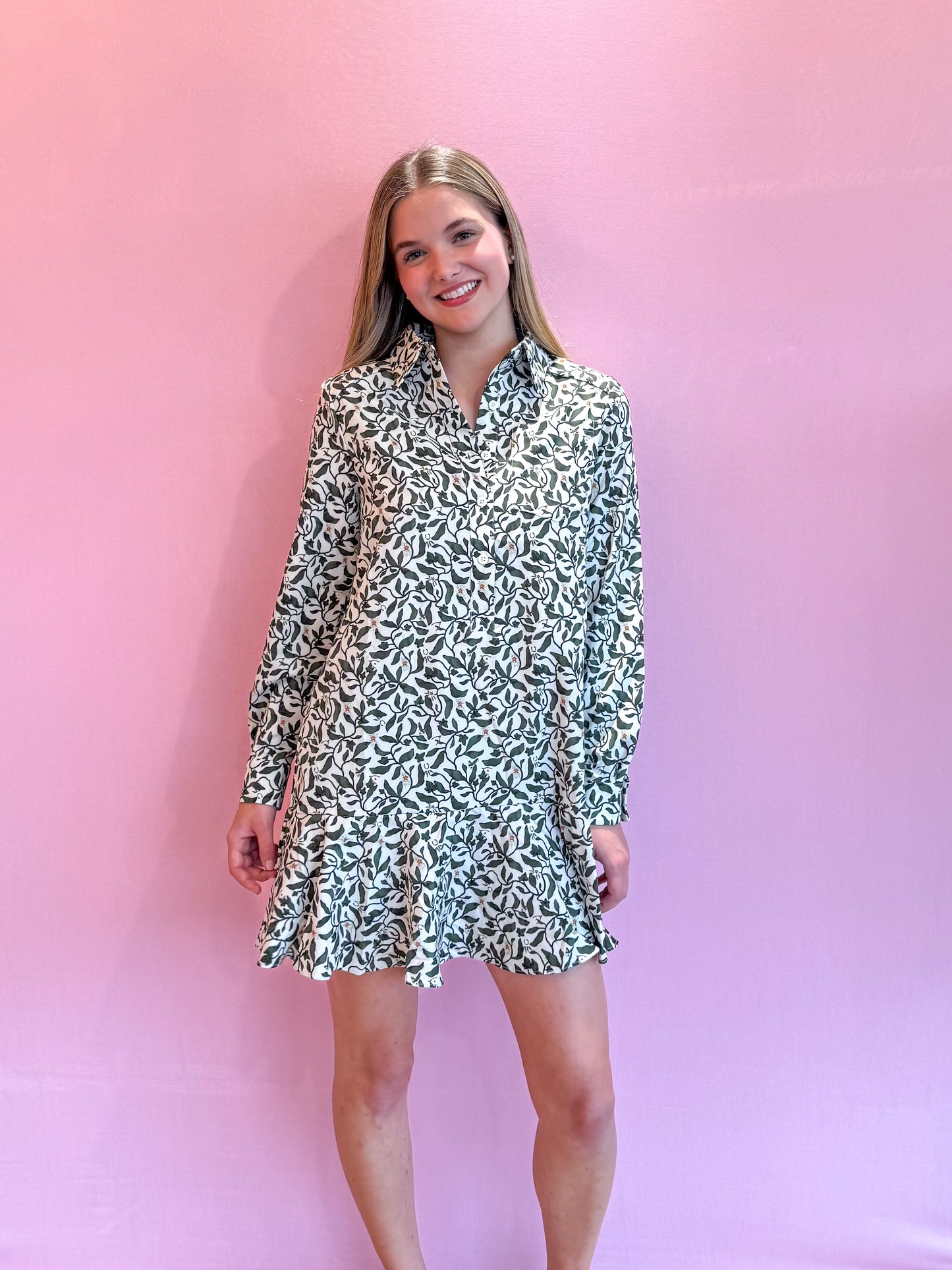 Cherry Dress Lucky Vines