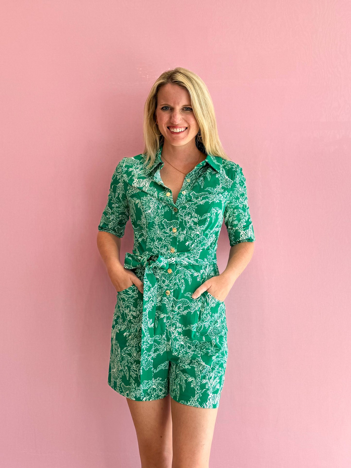 Sheldrake Romper UPF 50+ Safari Party