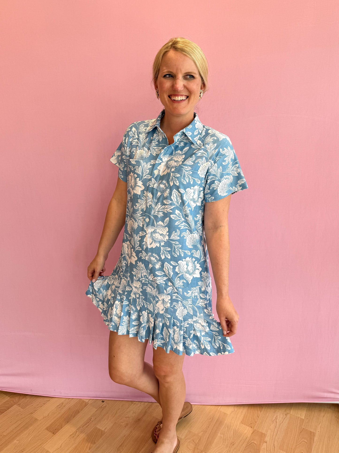 Aspen Dress Saltwater Pearl