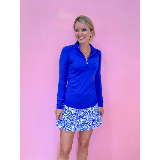 Justine Half Zip UPF 50+ Martinique Blue