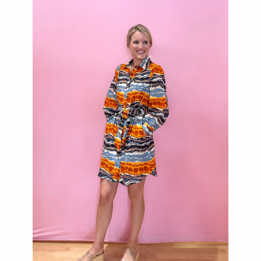 Becca Aztec Belted Dress