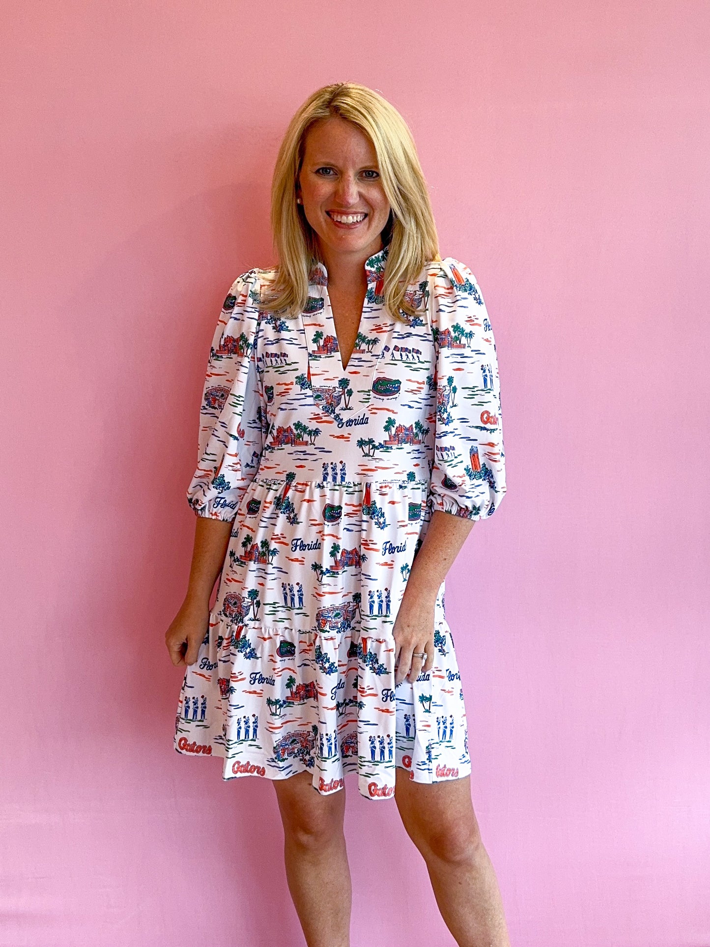 Tory Dress Florida Toile