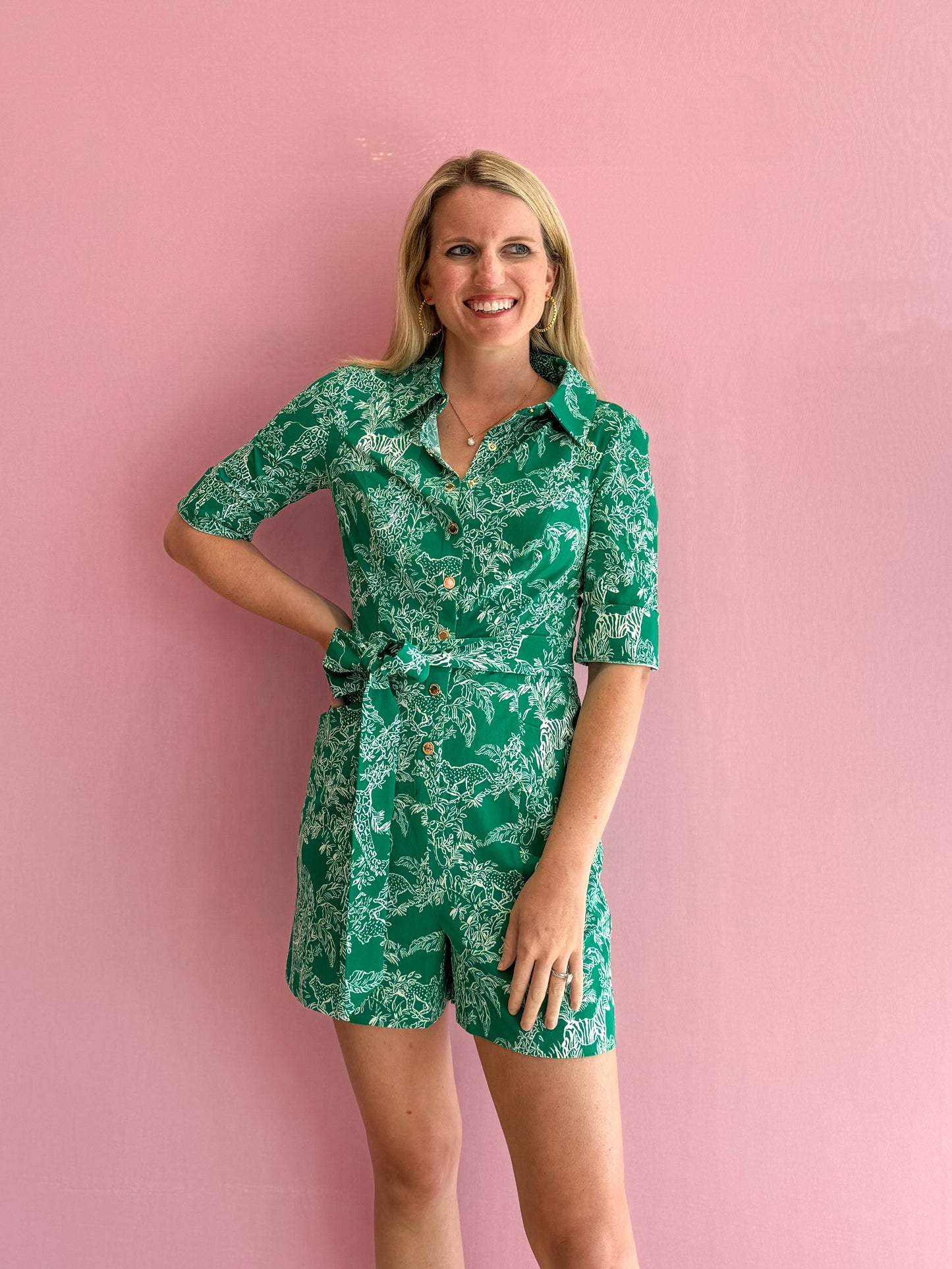 Sheldrake Romper UPF 50+ Safari Party