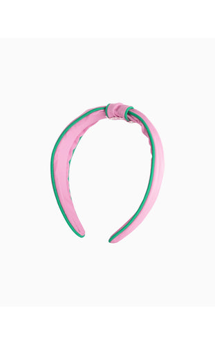 Low Knot Headband Conch Shell Pink