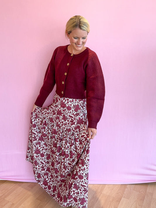Faye Skirt Regal Raspberry