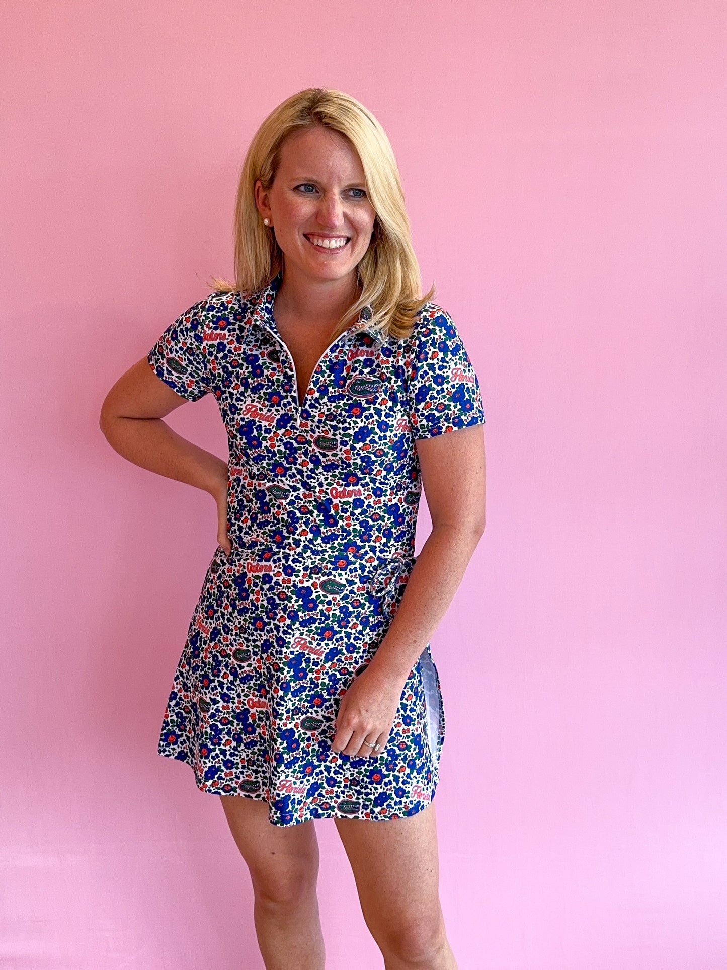 Ivy Dress Florida Poppies