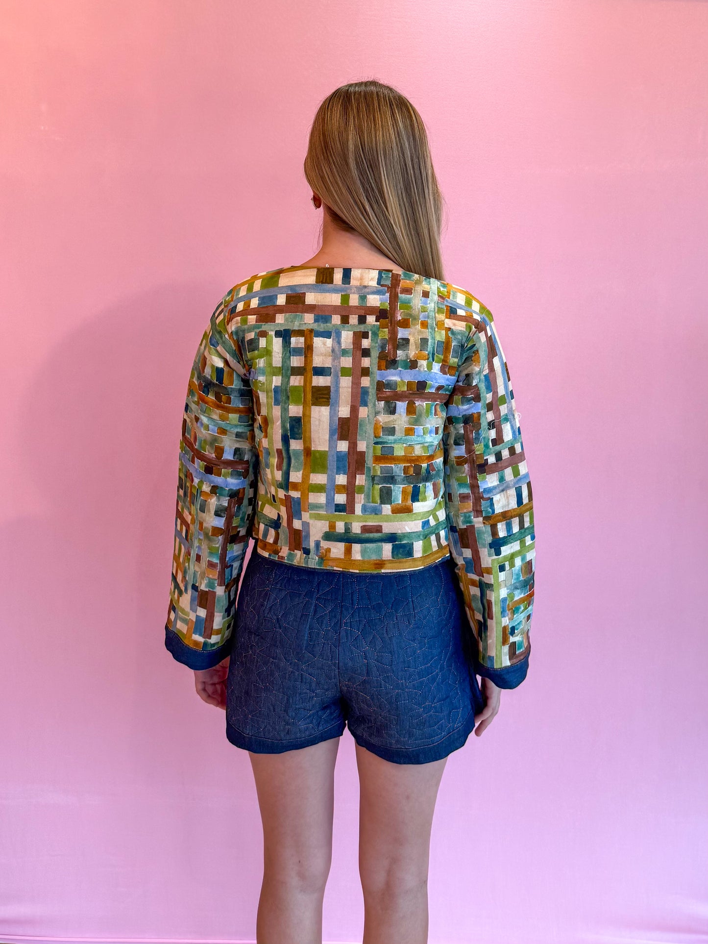 Vera Skort Quilted Denim