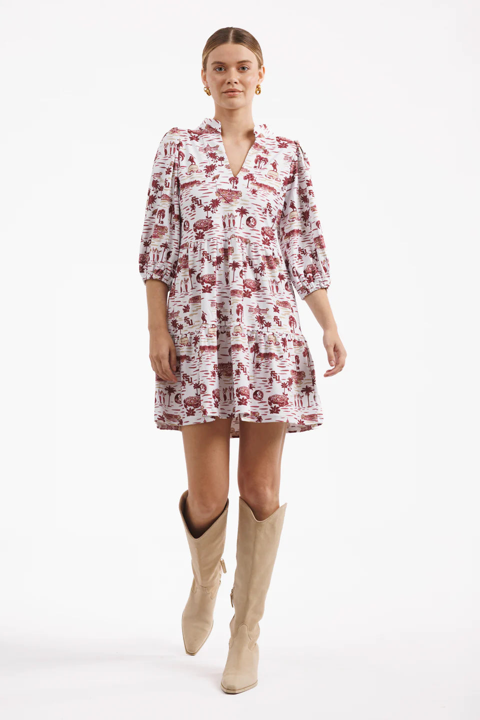 Tory Dress Florida State Toile