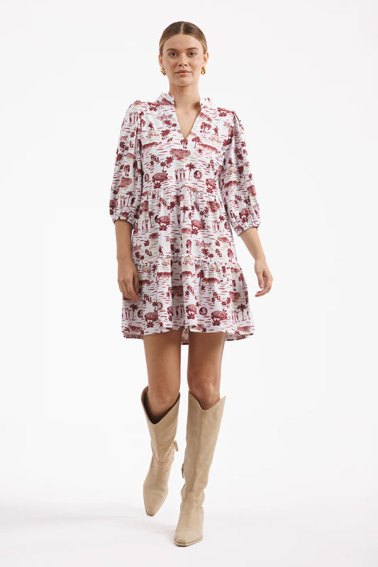 Tory Dress Florida State Toile