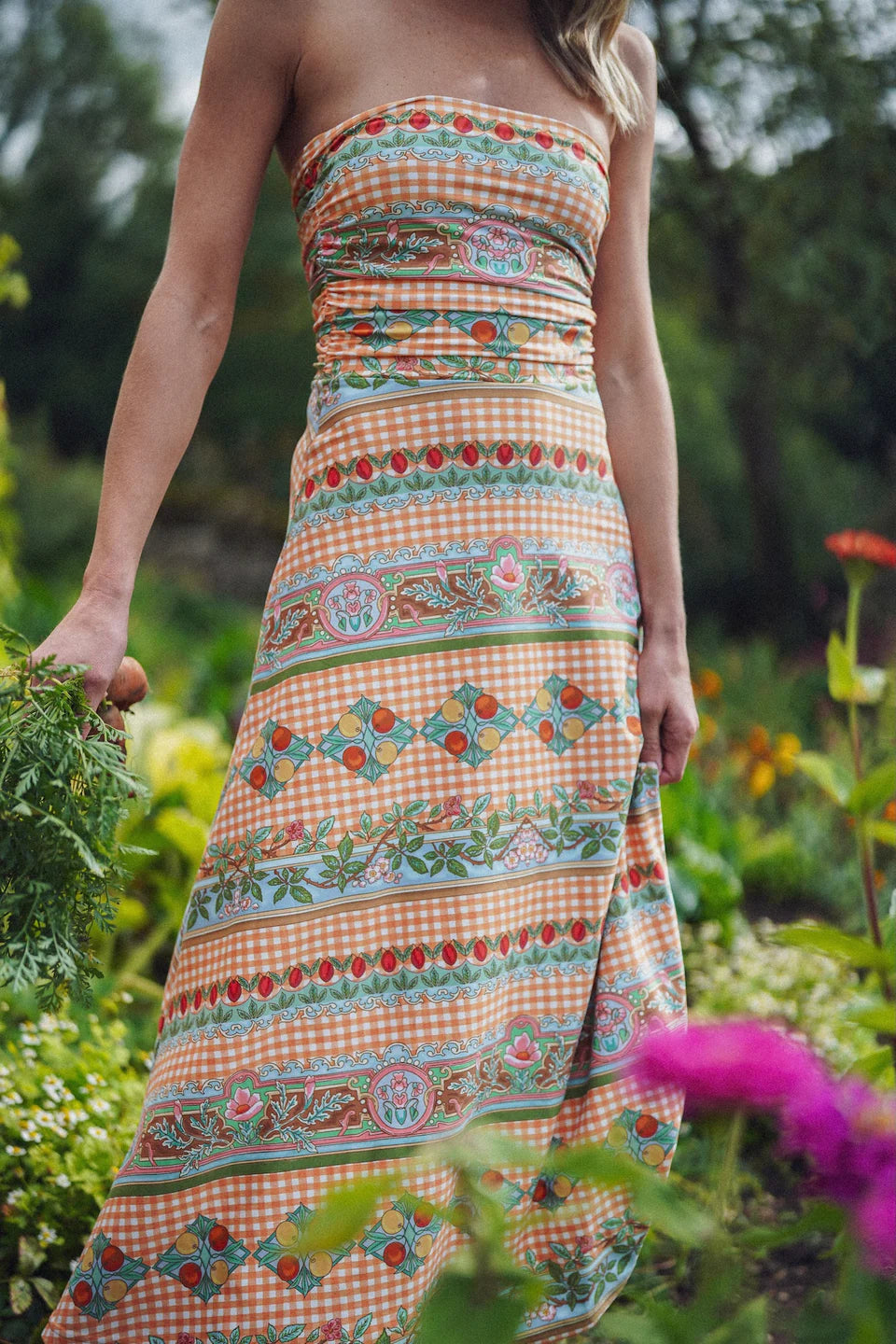 Gloria Dress Garden Gingham